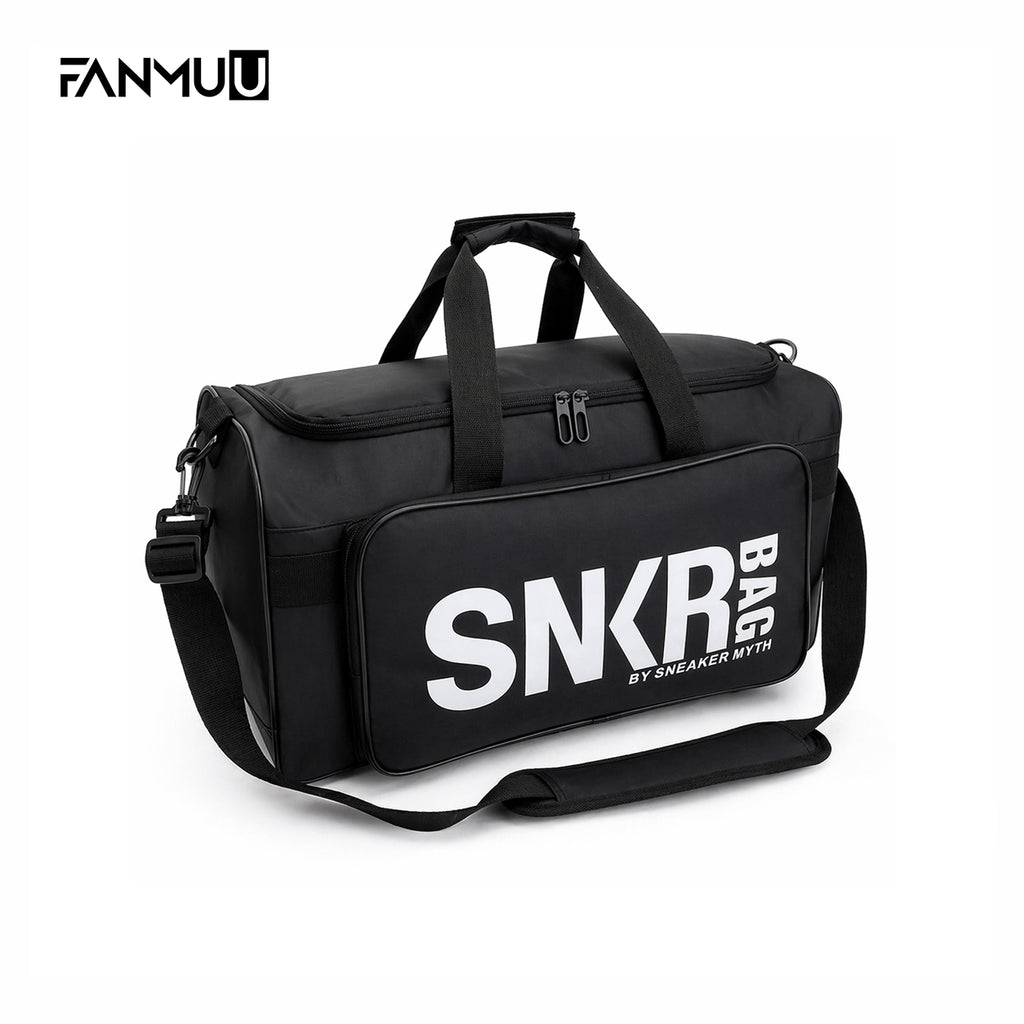 Adjustable Travel Bag showing adjustable compartments for short trips