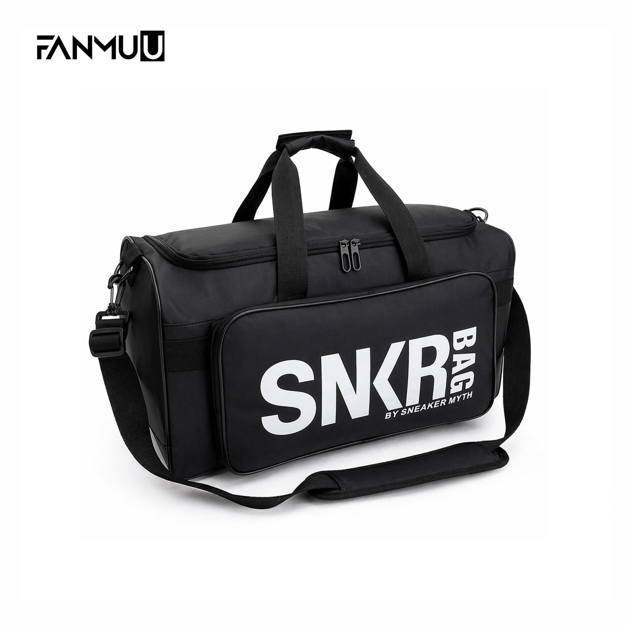 Adjustable Travel Bag showing adjustable compartments for short trips